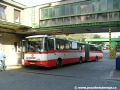 Autobus Karosa B941.1932 #6176 v prostoru čerpací stanice pohonných hmot garáže Dejvice. | 16.9.2004