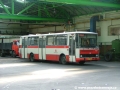 Karosa B732.1658 #7067 v hale garáže Dejvice. | 16.9.2004