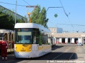Vůz EVO1 ev.č.0033 v Opravně tramvají před výjezdem na zkušební jízdy. | 2.7.2015