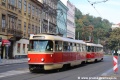 Souprava vozů T3 #6149+6102 v zastávce Švandovo divadlo. | 4.10.2015