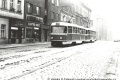 Vlak linky 15 vedený vozem T3 #6232 míří Plzeňskou ulicí k Andělu. | 2.9.1977