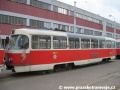Odstavený vůz T3 ev.č.6813 ještě před odvozem k novému majiteli. | 29.3.2012