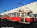 Odstavené vozy T3SU ev.č.7009 a 7010 v Ústředních dílnách. | 30.12.2013