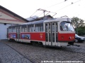 Stejně jako v roce 2006 i v roce 2007 byl k reklamnímu polepu Kofola přistaven do vozovny Střešovice přistaven vůz T3SUCS ev.č.7040 z vozovny Strašnice | 21.5.2007