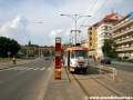Kofola tramvaj tvořená vozem T3SUCS ev.č.7040 na Podolské vodárně | 7.6.2007