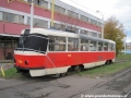 Vůz T3SUCS ev.č.7108 určený k odprodeji před odjezdem z Ústředních dílen. | 2.11.2012