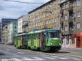 Souprava vozů T3M ev.č.8039+8021 vypravená na linku 24 míří ulicí V Olšinách k zastávce Průběžná. | 23.6.2007