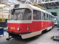 Vůz T3M2-DVC ev.č.8076 na prohlídce stupně PÚ v Ústředních dílnách. | 6.6.2012