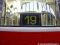 Zadní číselný BUSE transparent vozu T3M2-DVC ev.č.8077. | 21.3.2012