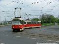 Souprava vozů T3R.PV ev.č.8151+8152 na lince 20 v křižovatce Ohrada