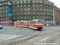 Souprava vozů T3R.PV ev.č.8169+8170 na lince 20 v křižovatce Ohrada