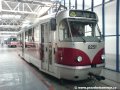 Dokončený vůz T3R.PLF ev.č.8251 na tzv. jízdárně Opravny tramvají Ústředních dílen. | 22.12.2006