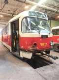 Vůz T3R.P #8412 (ex T3 #6698) na mimořádné opravě po dopravní nehodě z 8. září 2022. | 17.10.2022