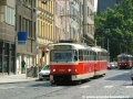 Souprava vozů T3R.P ev.č.8482+8483 na náhradní lince 39 v Jugoslávské ulici. | 24.7.2006