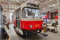 Poslední dodaný vůz T3R.P #8579 (→ ex T3 #6959) zavítal do Opravny tramvají na prohlídku stupně PO, během níž obdržel standardní lak vozů T3R.P a klimatizaci stanoviště řidiče. | 2.10.2023