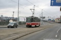 Vůz T6A5 #8623 vypravený na linku 7 míří okolo vyústění tunelu Mrázovka k Ženským domovům. | 14.2.2009