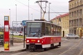Vůz T6A5 #8684 vypravený na linku 6 zachytil fotograf v zastávce Křížová. | 13.1.2005