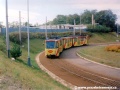 Vitana vařila za nás na reklamním polepu vozu KT8D5 ev.č.9021, který projíždí obloukem smyčky Sídliště Modřany vypravený na linku 17 | 22.9.1999