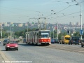 Vůz KT8D5 ev.č.9037 vypravený na linku 24 přejíždí Hlávkův most | 20.7.2006