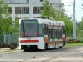 Vůz RT6N1 ev.č.9104 na snímku z areálu Ústředních dílen DP posloužil jako dárce orgánů v podobě svých trakčních motorů pro zprovoznění vozu RT6N2 ev.č.9101. | 31.5.2006