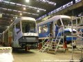 Rodící se pražský vůz 14T budoucího ev.č.9115 v sousedství vozu 16T ev.č.3002 pro Wroclaw | 28.11.2006