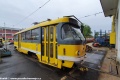 Ex plzeňský vůz T3R.P #234, jehož skříň je poškozena po železniční nehodě, zakoupil pražský Dopravní podnik jako určitého dárce orgánů. Jeho výzbroj totiž poslouží pro stavbu cvičného vozu T3R.P #5527, pro nějž bude využita skříň vyřazeného vozu T3M #8029. Ta je pro změnu ex olomoucká (T3 #117). | 24.5.2022