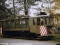 Nákladní motorový vůz ev.č.4005 na kusé koleji smyčky Výstaviště Holešovice. | 17.10.1977