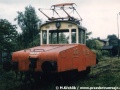 Lokomotiva určená pro posun železničních vozů ev.č.4072 na nádraží Praha-Libeň, dolní [Foto: Miroslav Křehlík]