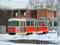Sněhový pluh ev.č.5402 ve vozovně Kobylisy