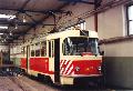 Sněhový pluh ev.č.5407 ve vozovně Vokovice [Foto: Zdeněk Liška]