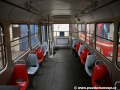 Interiér zadní části cvičného vozu T3 ev.č.5502 v pohledu k zadní plošině | 12.1.2011
