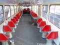 Pohled do takřka neupraveného interiéru cvičného vozu T3 ev.č.5504 ze zadní plošiny | 19.1.2009