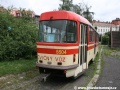 Cvičný vůz T3 ev.č.5504 ve smyčce Dlabačov | 13.6.2008