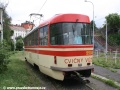 Cvičný vůz T3 ev.č.5504 ve smyčce Dlabačov | 13.6.2008