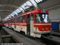 První loď vozovny Pankrác se soupravou cvičných vozů T3 ev.č.5511+5505. | 6.12.2010