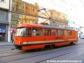 Předkolaudace přeložky tramvajové tratě na náměstí Republiky pracovním vozem T3 ev.č.5521. | 13.9.2006