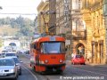 Předkolaudace přeložky tramvajové tratě na náměstí Republiky pracovním vozem T3 ev.č.5521. | 13.9.2006