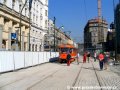 Předkolaudace přeložky tramvajové tratě na náměstí Republiky pracovním vozem T3 ev.č.5521. | 13.9.2006