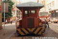 Strojní zatlačovačka SZ3 v Zenklově ulici u Palmovky v místě dnes již zrušené kolejové spojky. | 13.7.1996