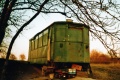 Bývalý vlečný vůz DP Praha ev.č.846 sloužil jako včelí úl u Roblína. | 18.2.2007