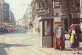 Výhybkářské stanoviště na Strossmayerově náměstí. | 15. 4. 1995