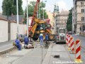 Výstavba tzv. vídeňské zastávky Albertov v ulici Na Slupi. | 31.5.2007