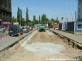 Rekonstrukce tramvajové tratě mezi Basilejským náměstí a křižovatkou Ohrada je v plném proudu. | 20.7.2006